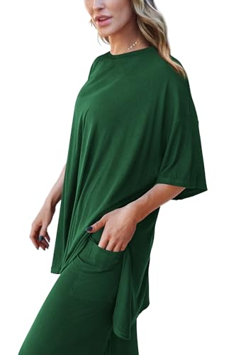PRETTYGARDEN Two Piece Sets For Women Summer Fashion Lounge Matching Set 2025 Travel Vacation Airport Outfits Clothing