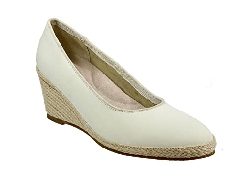 David Tate Womens Bermuda Slip-On Espadrille Wedge Heels