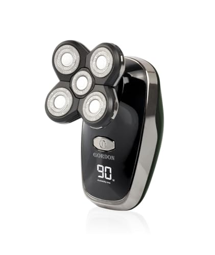 Rasoio elettrico per testa Gordon Head Shaver Pro, 5 modalità, Nero