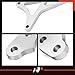 A-Premium Underdrive Pulley & Alternator Bracket & Power Steering Bracket Kit Compatible with 1979-1993 Ford Small Block 302 5.0L