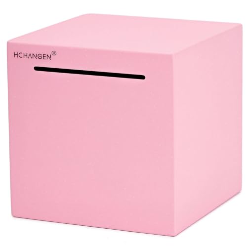 HCHANGEN Unbreakable Stainless Steel Piggy Bank for Adults