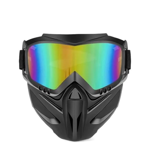 Careta Soldar Automatica,Casco de Soldadura Gafas de soldadura con oscurecimiento automático, resistentes al polvo, máscara desmontable resistente a impactos y banda ajustable(Colorful)