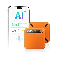 BOYA「Notra」オレンジ Amazon.co.jp: BOYA Notra AI Voice Recorder, 3 Modes Recording