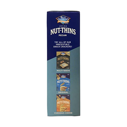 Image of Blue Diamond NutThins Cracker Snacks, Pecan, Boxes, 4.25 oz