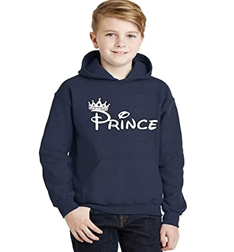Crazy Prints Boys Cotton Fleece Prince Hoodie
