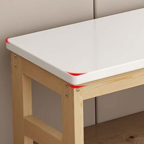 Tabouret de douche intérieure TUSUOD, banc à chaussures durable avec coussin