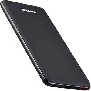 Charmast Power Bank, 20W Slim Powerbank 26800mAh mit 4 Ausgängen und 3 Eingänge, USB C Input & Output Externe Handyakkus Kompatibel mit iPhone 17 16 15 14 13 12 11 Pro Max Plus iPad Samsung Tablet