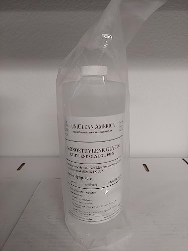 Ethylene Glycol - MEG Monoethylene Glycol 99.9% - Made in USA - Size: 32 fl oz