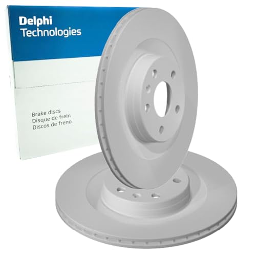 2X Delphi Bremsscheiben 320mm Belüftet hinten