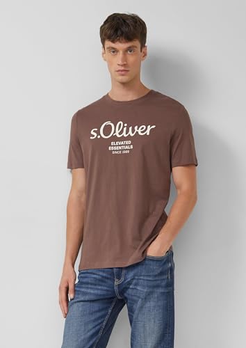 s.Oliver Herren T-Shirt 2139909 Brown S – Ansicht 6