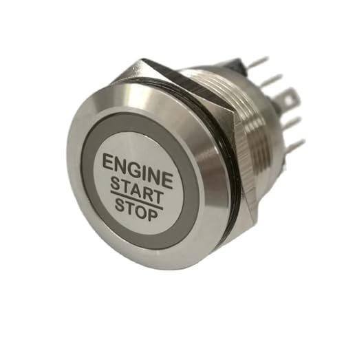 Botón de arranque de acero inoxidable 22mm con iluminación LED de precisión 4