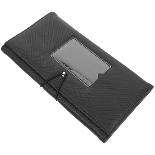 ABOOFAN Estuche Compacto y Portátil para Tijeras de Peluquería Bolsa para Tijeras de Barbería Negra Organizador Resistente y Ligero para Herramientas de Estilismo Viajes y Salones