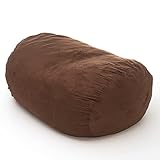 Christopher Knight Home Haley 6 Ft Faux Suede Microfiber Bean Bag (Brown)