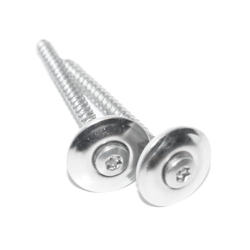 Spengler Screws 4.5 x 55 Pack of 10 with EPDM Sealing Washer Diameter 20 mm and TX20 Drive Made of A2 Stainless Steel - Rustproof - Image 3