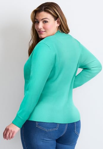 Women's Plus Size Signature Fine Gauge Cardigan2