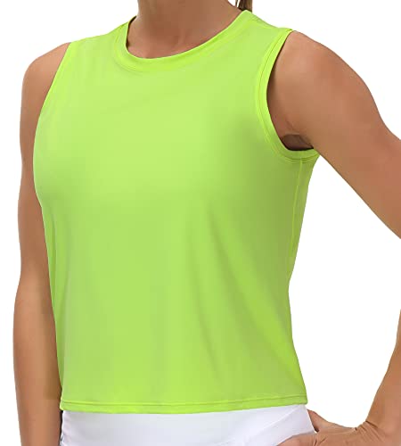 Image of THE GYM PEOPLE Women's Workout Tops in Ice Silk Quick Dry Sleeveless