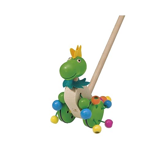 Selecta 62027 Tattolo, Schiebefigur, Schiebe-und Nachziehspielzeug aus Holz, 21 cm – Ansicht 1