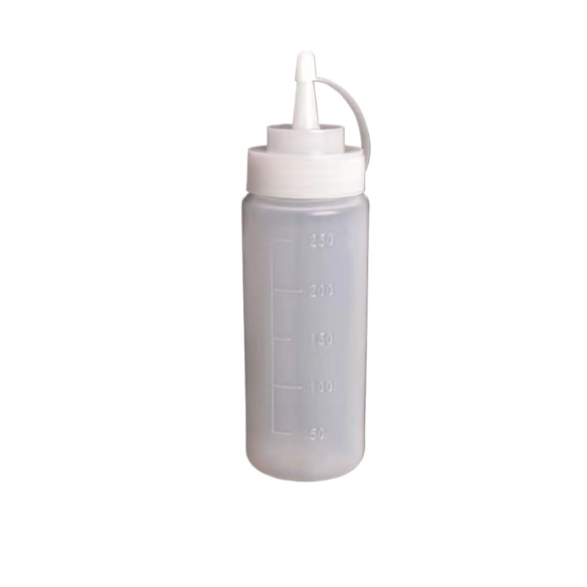 Botella Exprimible Suministros De Cocina, Botella For Condimentos, Aderezo For Ensalada, Exprimible Plástico, For Salsa, For, Paquete 5 Utensilios(White,250ml)