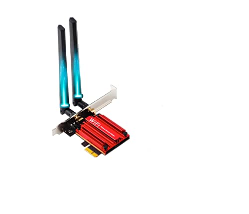 WiFi 6E AX210 WiFi Card，PCIe WiFi Wireless Network Card with Bluetooth 5.3，AX5400 Tri-Band PC...