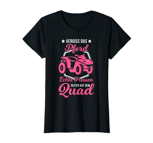 Womens Real Women Riding Quad Biker Offoad Quad T-Shirt