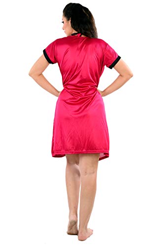Image of Women's Short Sleeves Robe and Lingerie Set for Womens