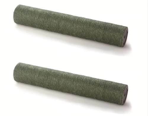 2 repuestos para poste rascador gato M8 sisal verde 12.5 cm miniatura 1