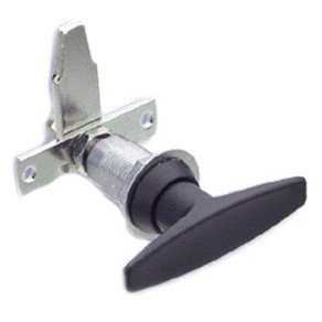 Southco E3-113-95 Vise Action Compression Latch, Large Size, T-Handle, Zinc Alloy, Powder Coat, Black, Straight Cam