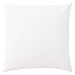 JinStyles Solid White Cotton Canvas Decorative Throw Pillow Cover (Solid White, 18 x 18 Inches)