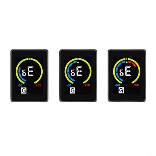 HEIBTENY Accordeur à clip USB pour guitare électrique acoustique basse mandoline écran couleur - Les Beatles, Paul McCartney, John Lennon, RIngo Starr, George Harrison HEIBTENY Accordeur à clip USB pour guitare électrique acoustique basse mandoline écran couleur – Image 3