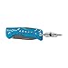 Nite Ize DoohicKey Key Chain Knife - Keychain with Folding Pocket Knife for Keychains - Pocket & Folding Knife on Carabiner for Keys - Hiking & Camping Accessories - Blue