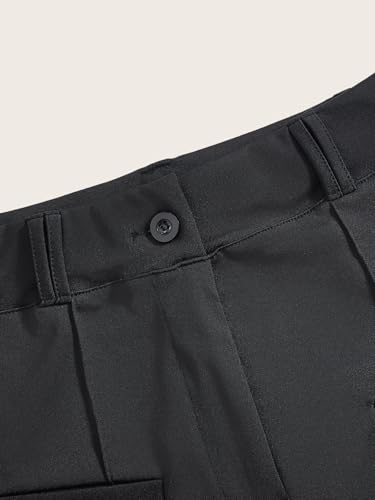 Women's Wide Leg Dress Pants Elegant High Waisted Work Office Trousers3