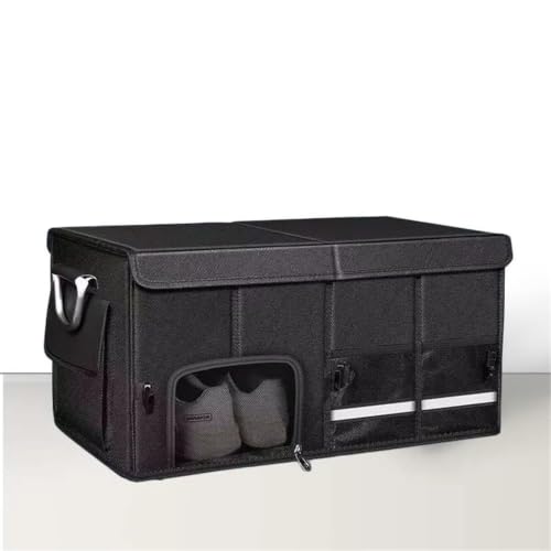 Organisateur voiture grande capacité 72L avec boîte rangement pliable