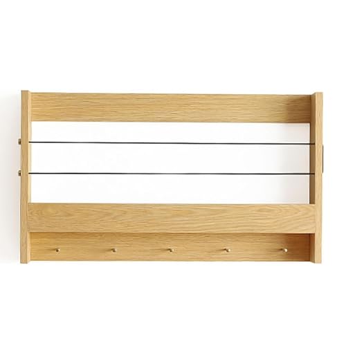 YNIYUJKL Archivador De Madera, Revistero De Pared, Organizador De Folletos para Colgar En La Sala De Estar, El Hogar, La Oficina Y La Cafetería.,A