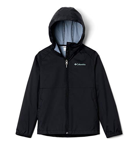 Image of Columbia Youth Switchback Ii Rain Jacket, Waterproof, Reflective Detail Black
