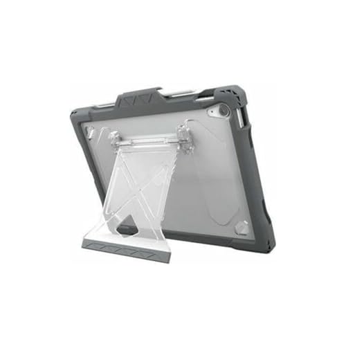 MAXCases Shield Extreme-X2 - Funda para iPad 10 de 10.9 pulgadas (2022) (bisel negro, funda gris)
