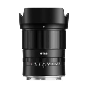 TTARTISAN 75mm F2.0 Kameraobjektiv für Nikon Z Mount Autofokus Vollformat Portrait objektiv