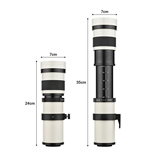Supertelezoomo 420-800mm Irfora para acercar objetos lejanos sin perder nitidez 2