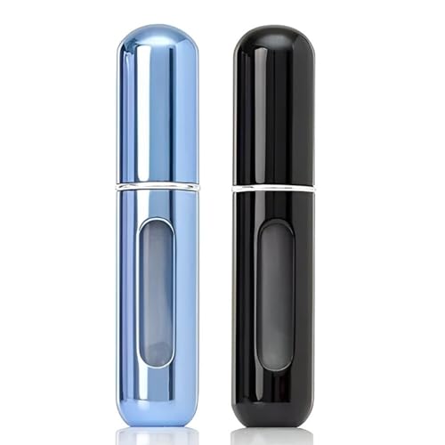 NORZIN Refillable Perfume Atomizer Bottle 5ml Multicolor 2-Pack - Image 2
