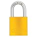 Lockout Padlock, KA, Yellow, 1/4 in, PK3