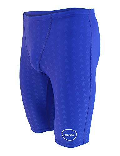 ZONE3 Short de Bain Performance Speed Homme, approuvé par la FINA, Bleu, Taille 32 Cover