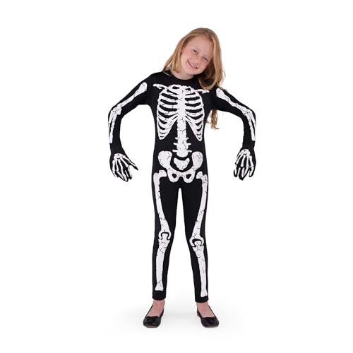 Disfraz esqueleto para niñas y bebés Spooktacular miniatura 5
