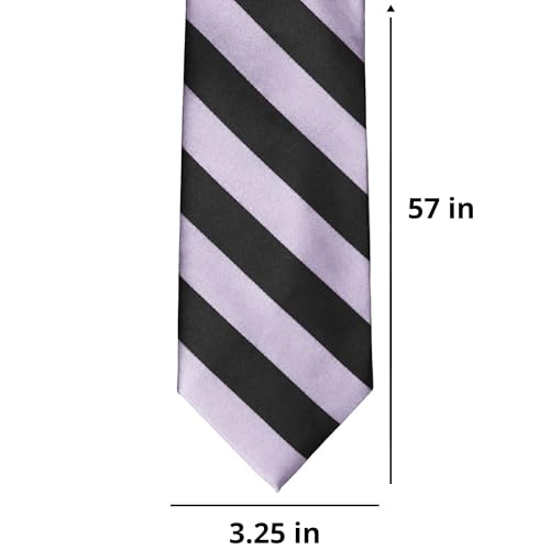 Image of tiemart Men's Striped Tie Standard Length