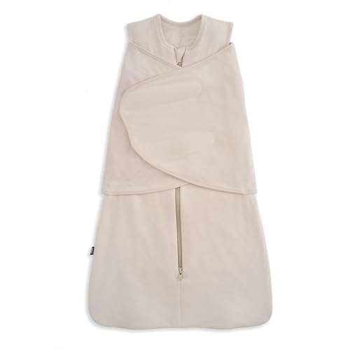 Image of HALO SleepSack SuperSoft Swaddle, Cozy Bamboo Viscose, 3-Way Adjustable Swaddle, 2 Way Zipper, 2 TOG
