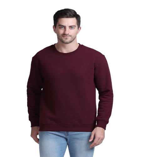 Image of SPUNN Men's Cotton Round Neck Full Sleeves Sweatshirt.