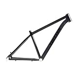 BSFHQS 27.5/29er Mountain Bike Frame 17' XC/Enduro Hardtail Frame Aluminum Alloy Disc Brake Frame 9 * 135mm QR Internal Routing BSA BB68mm(Gray,27.5 * 17')