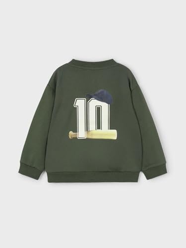 Mayoral Back Print Pullover for Boys Olive2