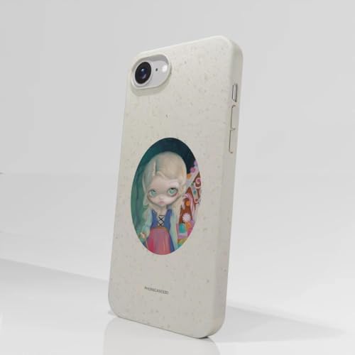 Funda iPhone 16e Apple carcasa compostable blanca diseño ergonómico resistente Gretel 2