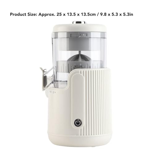 Electric Juice Extractor Rechargeable Electric Juicer 360 Degree Motor Juice Squeezer USB Citrus Juicer with Spout for Orange Lemon