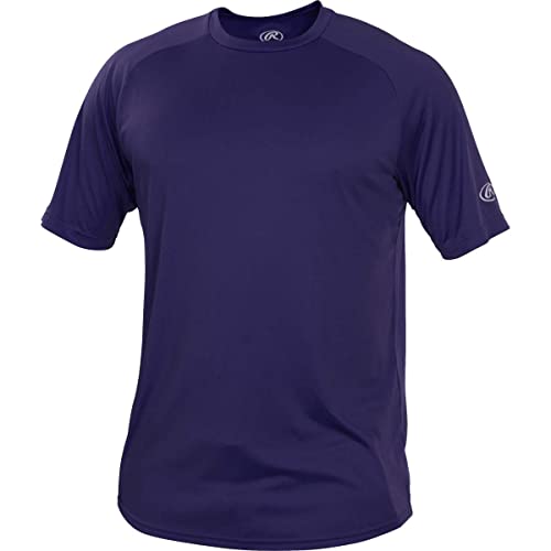 Image of Rawlings | Men's Athletic Tech Short Sleeve Shirt | Adult Sizes | Multiple Colors