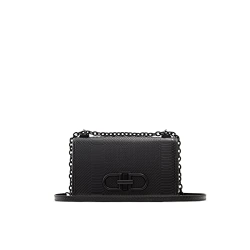 ALDO womens Women's ALDO Women s Ocerrann Crossbody Bag, Black/Black, One Size US